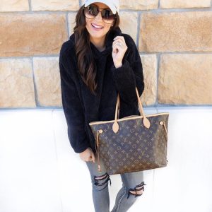 Latest Louise Vuittone Neverfull MM Tote Bag