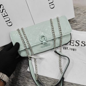 GUESSE  BESSEY QUILTED CONVERTIBLE CROSSBODY FLAP