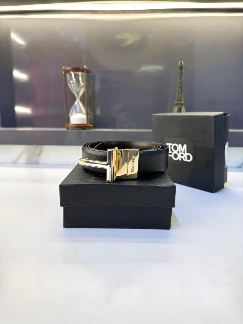 Toma Ford Glossy Golden Belt
