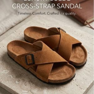 BIRKENSTOCKS CROSS STRAP COMFORT SOFT SOLE
