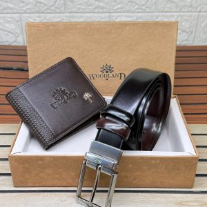 Men's belt & wallet combo