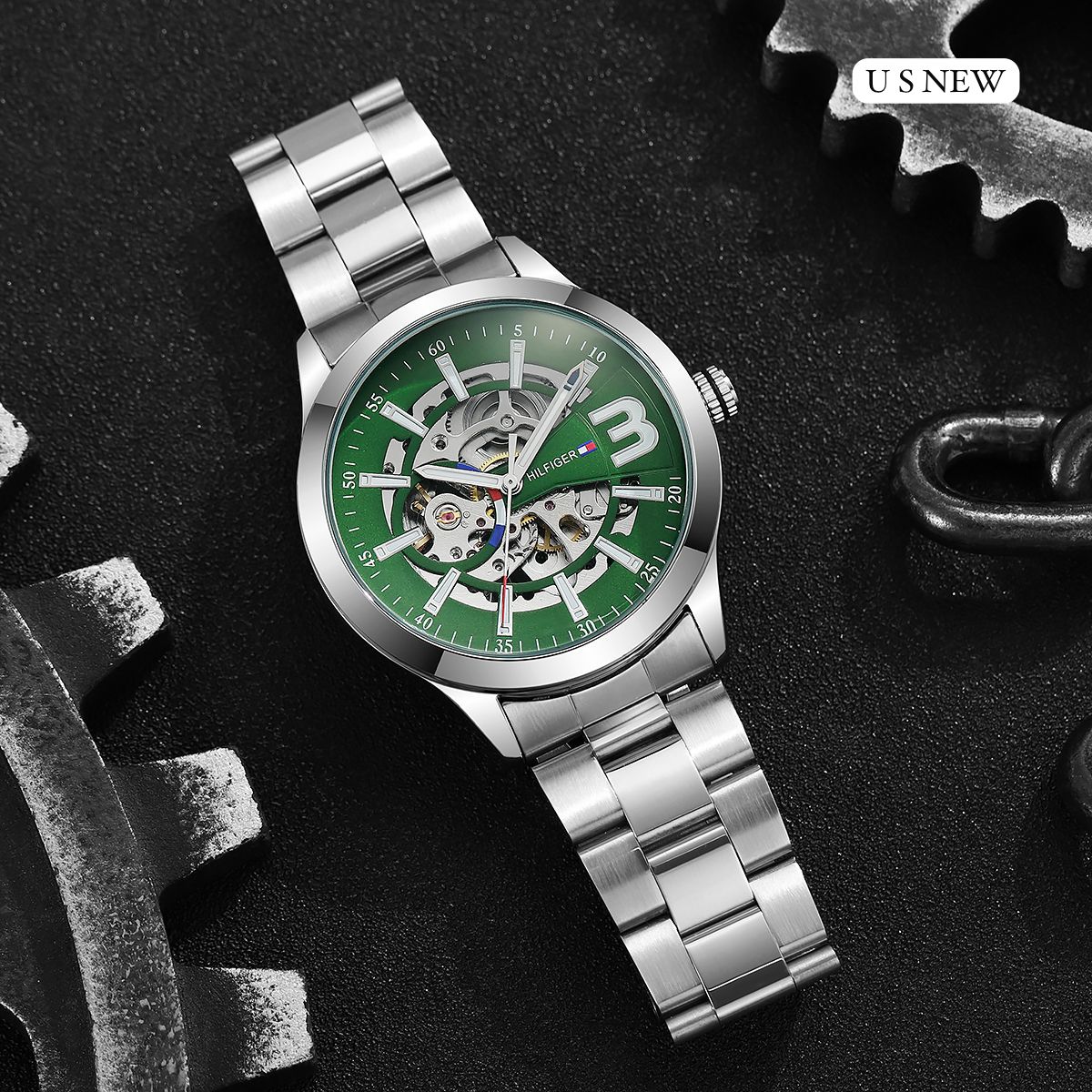Men watch